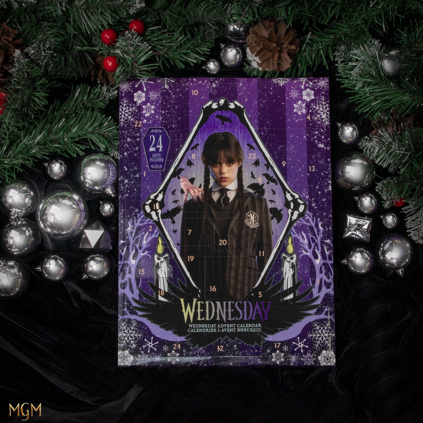 Wednesday "Adventskalender" mit 24 Überraschungen Countdown Christmas (2024)