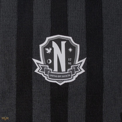 Wednesday "Nevermore Academy" Unitas Est Invicta 190 cm lang, 100% Acryl