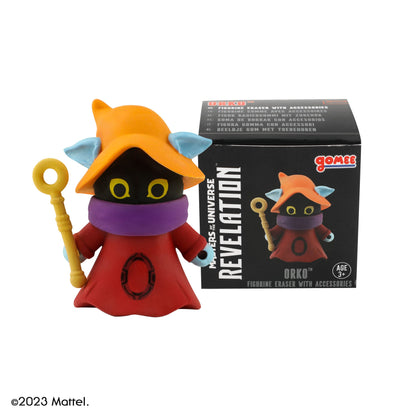 Masters of the Universe "Sammelfiguren aus Gummi (Radiergummi) Gomee" mit Zubehör (2023)