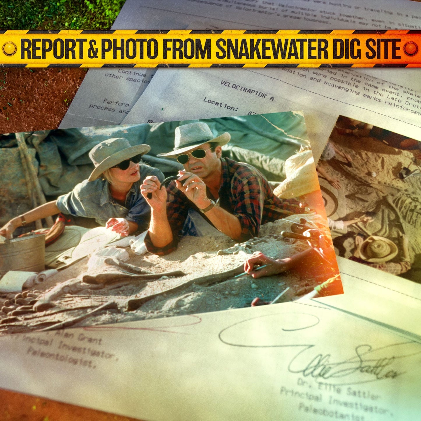 Jurassic Park Sammlerbox "The Lost Memories" mit 21 exklusive Collector Items in Metalldose