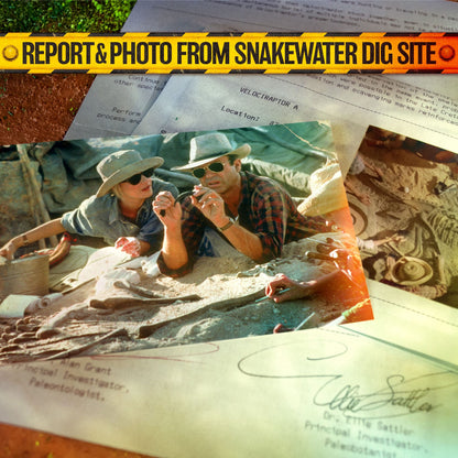 Jurassic Park Sammlerbox "The Lost Memories" mit 21 exklusive Collector Items in Metalldose