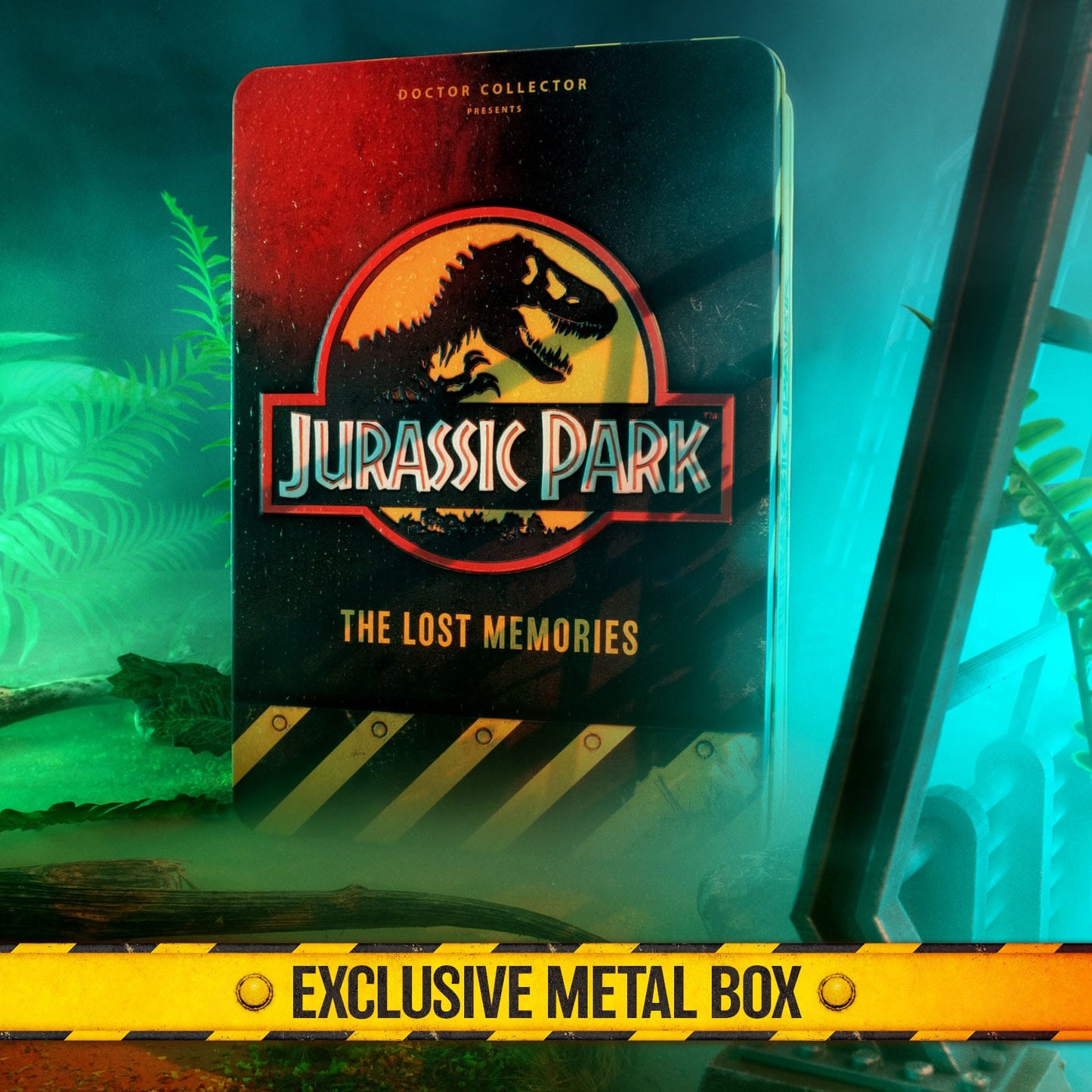 Jurassic Park Sammlerbox "The Lost Memories" mit 21 exklusive Collector Items in Metalldose