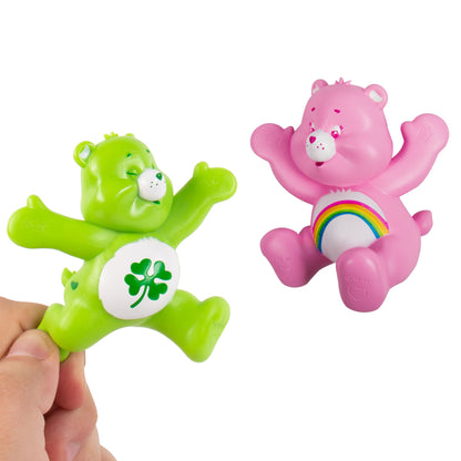 Care Bears Glücksbärchi "Good Luck Bear & Cheer Bear" Vinyl Wand Figuren mit Stickern