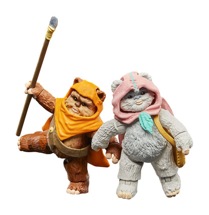 Star Wars: Ewoks Vintage Collection Actionfiguren Wicket W Warrick & Kneesaa 10 cm