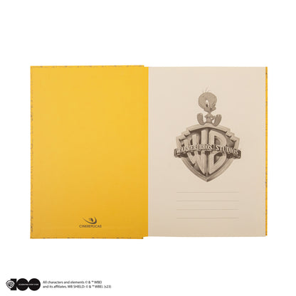 Warner Bros 100 Jahre "Tweety" Notizbuch 200 Seiten Hardcover Linienlayout DIN A5