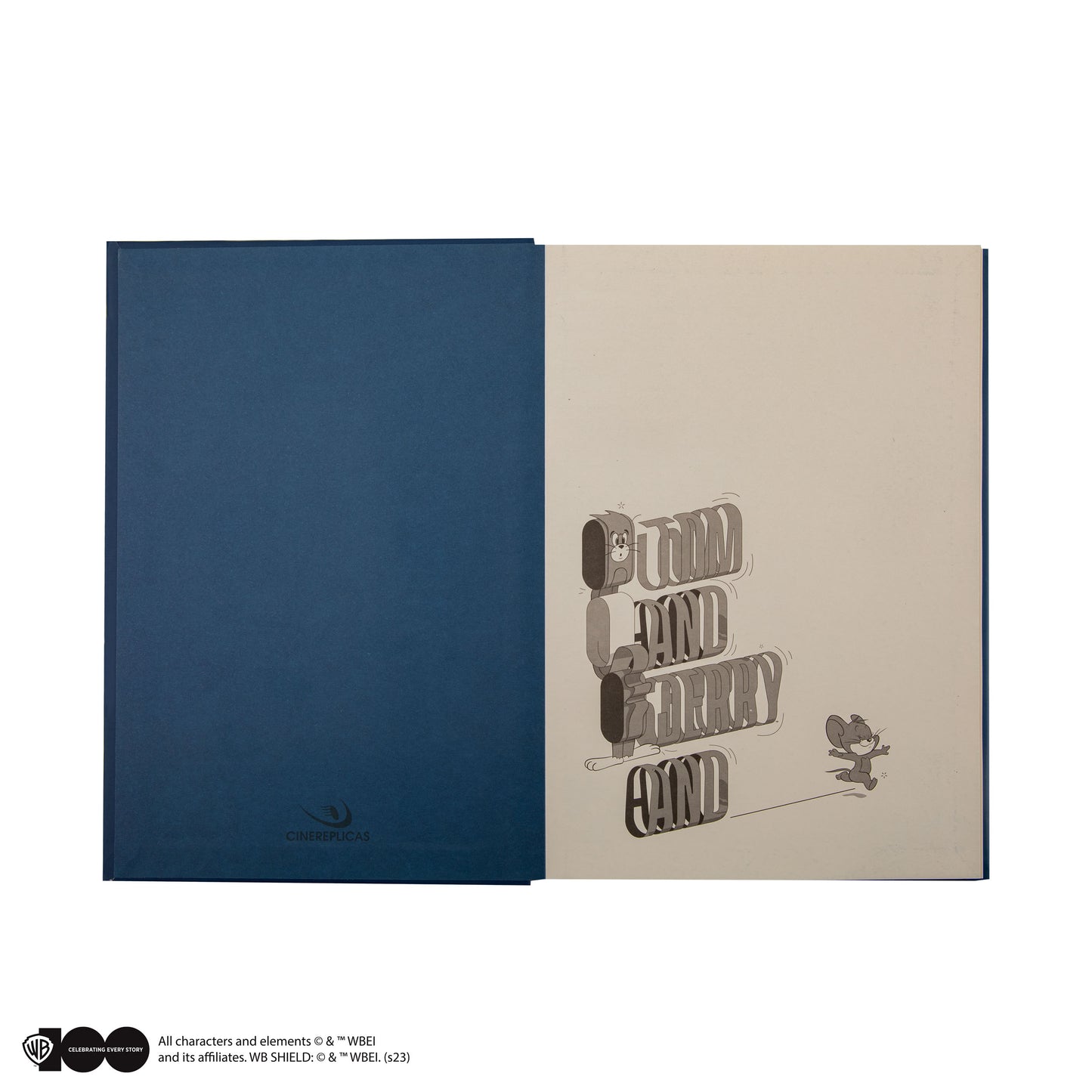 Warner Bros 100 Jahre "Tom & Jerry" Notizbuch 200 Seiten Hardcover Linienlayout DIN A5