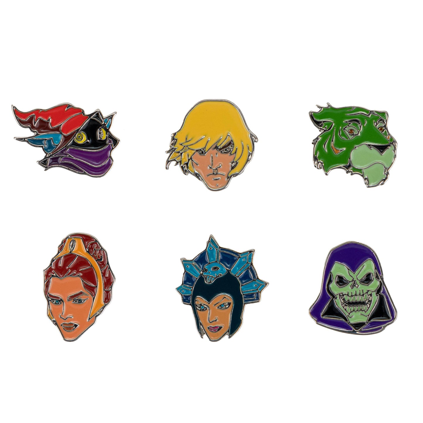 Masters of the Universe "Ansteck-Buttons / Pins" 6-er Pack (2022)