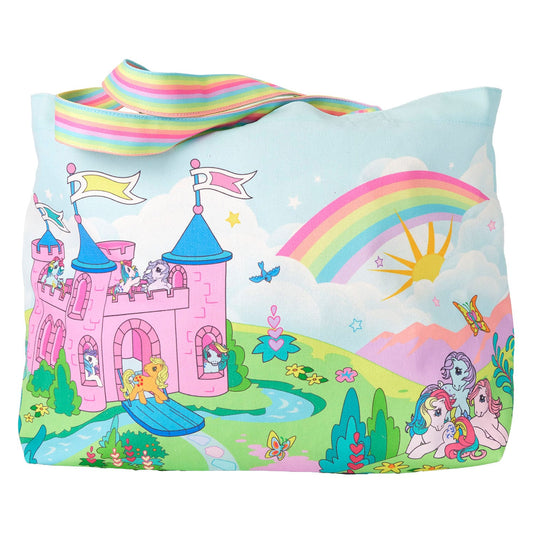 Original Disney Classics Lilo &amp; Stitch "Stitch Surfing" carrying bag, bag, tote in blue/natural