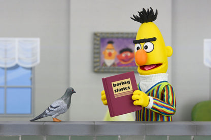 Sesamstraße "Bert mit dem Buchstabe A" Sesame Street Ultimate Sammlerfigur 18 cm Neca (2024)