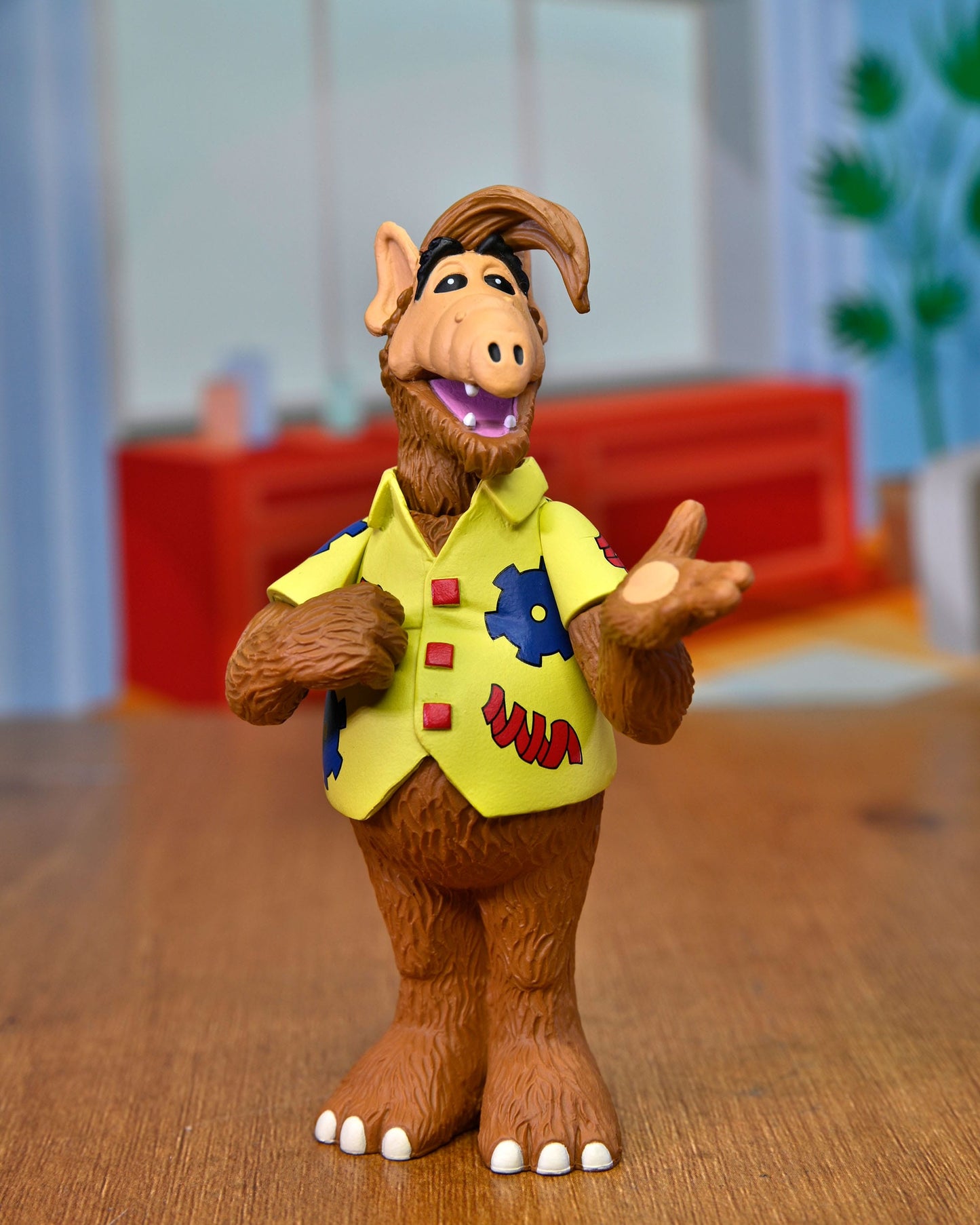 Alf Sammlerfigur "Gordon Shumway mit Saxophon" Melmac Toony Classic Neca (2023)