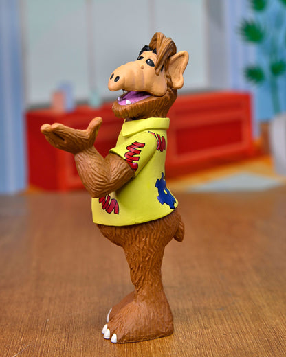 Alf Sammlerfigur "Gordon Shumway mit Saxophon" Melmac Toony Classic Neca (2023)