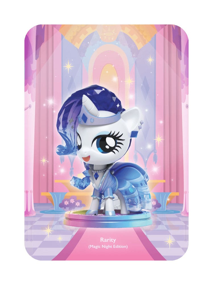 My Little Pony Mini "Kwistal Gala Series" Blindbox Rarity, Twilight Sparkle, Rainbow Dash, Pinkie Pie, Fluttershy, Applejack, Rare