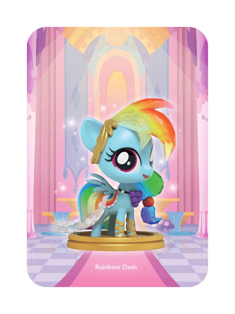 My Little Pony Mini "Kwistal Gala Series" Blindbox Rarity, Twilight Sparkle, Rainbow Dash, Pinkie Pie, Fluttershy, Applejack, Rare