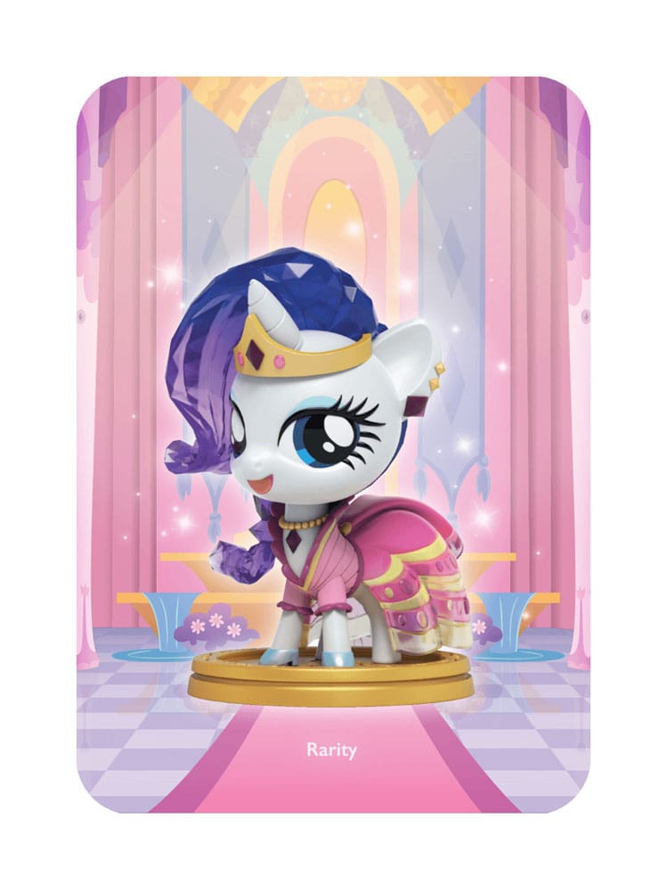 My Little Pony Mini "Kwistal Gala Series" Blindbox Rarity, Twilight Sparkle, Rainbow Dash, Pinkie Pie, Fluttershy, Applejack, Rare