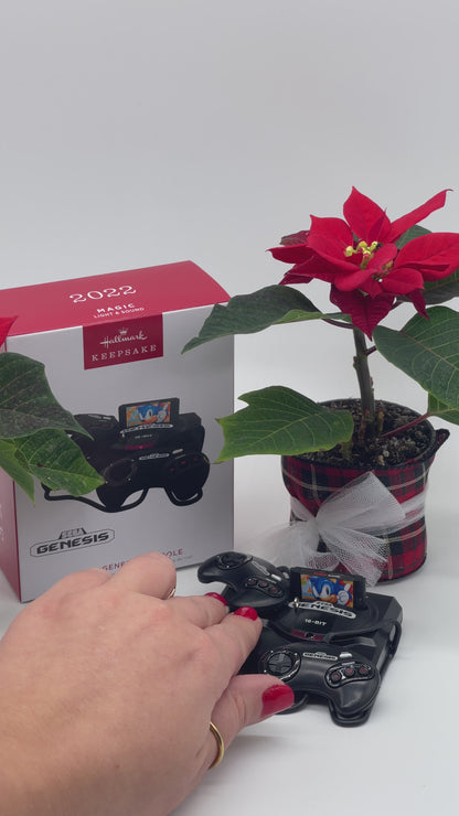 Hallmark Ornaments "Sega Genesis Konsole 16-Bit" Musik & Sound Keepsake (2022)