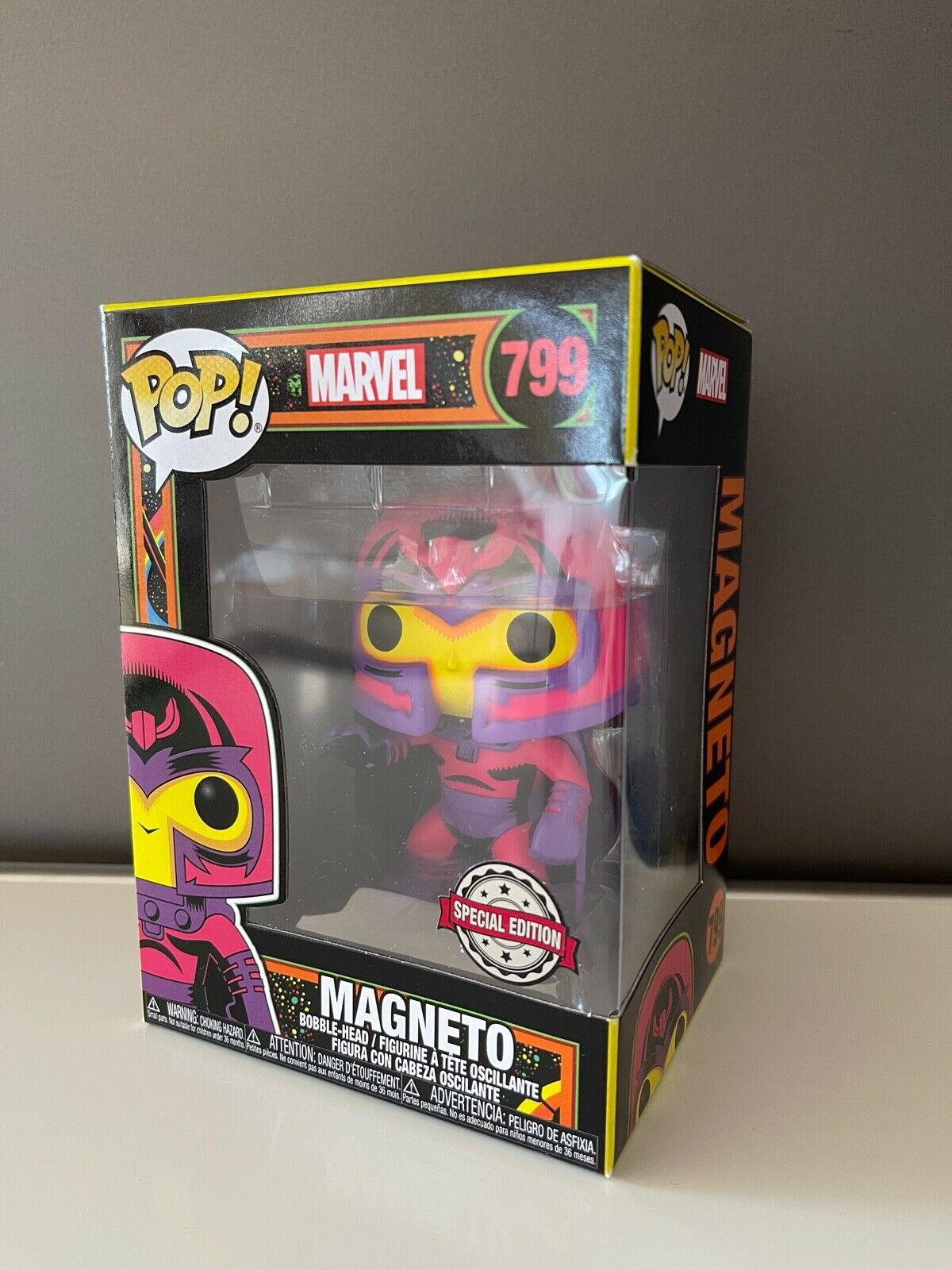 Funko POP 799 Disney MARVEL - MAGNETO - Special Edition Bobble Head - END OF TOYS STORE