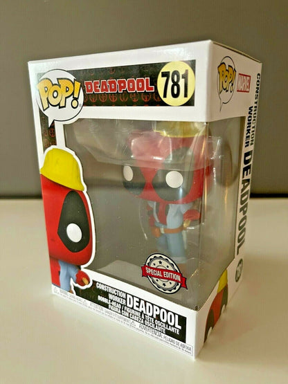 Funko POP Deadpool 781 - CONSTRUCTION WORKER DEADPOOL - Special Edition - END OF TOYS STORE
