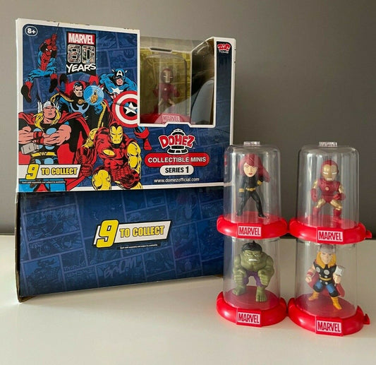 Domez Collectibles Figuren Marvel 80 Jahre - Thor, Iron Man, Black Widow, Hulk