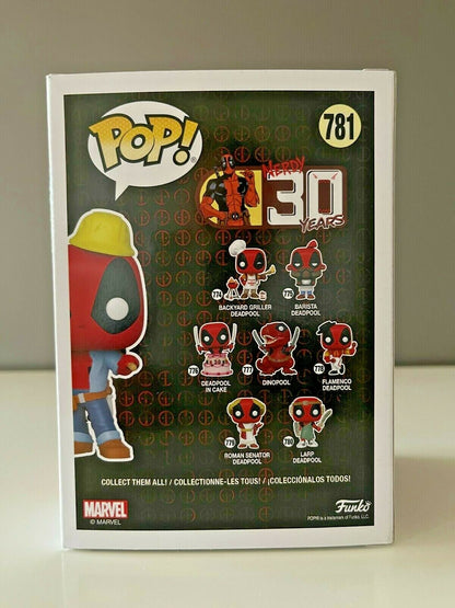Funko POP Deadpool 781 - CONSTRUCTION WORKER DEADPOOL - Special Edition - END OF TOYS STORE