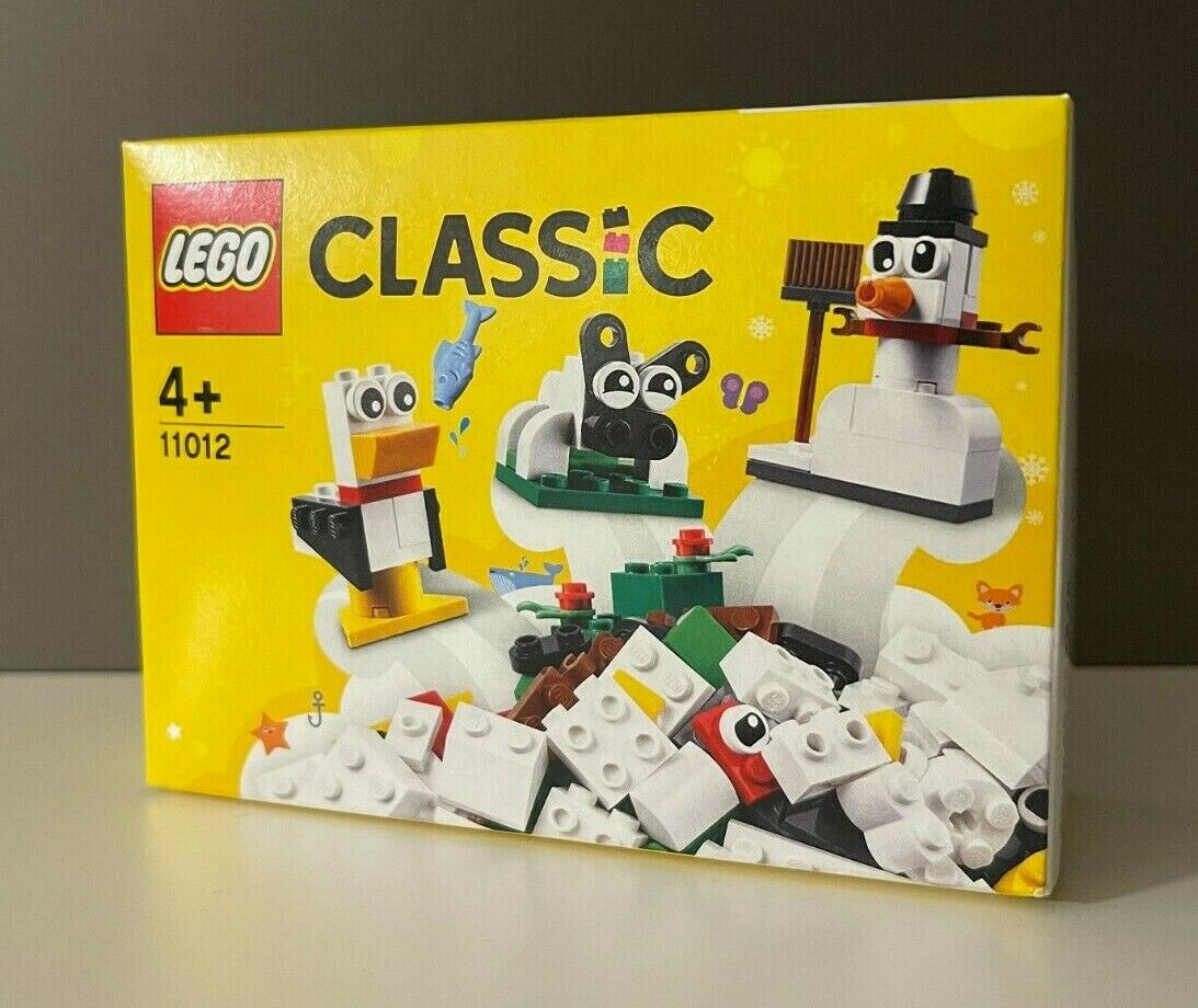 LEGO Classic 11012 White Brick Creative Building Set Snowman Seagull Sheep 2021