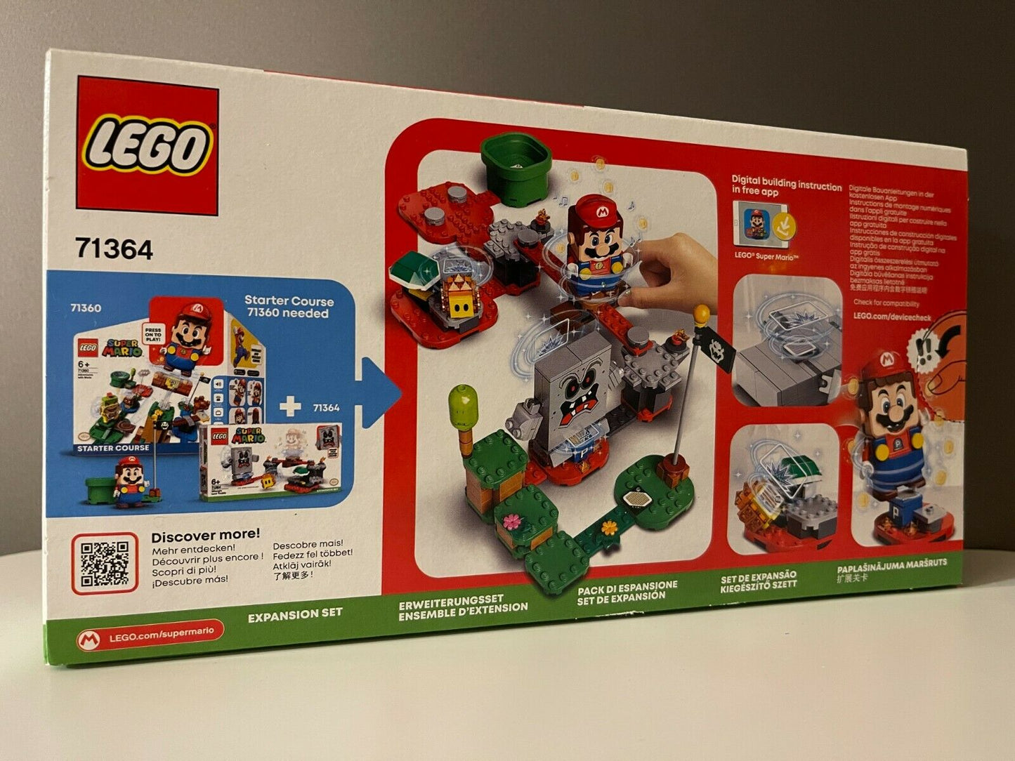 LEGO Super Mario Wummps Lava-Ärger Whomp's Lava Trouble Erweiterungsset - 71364
