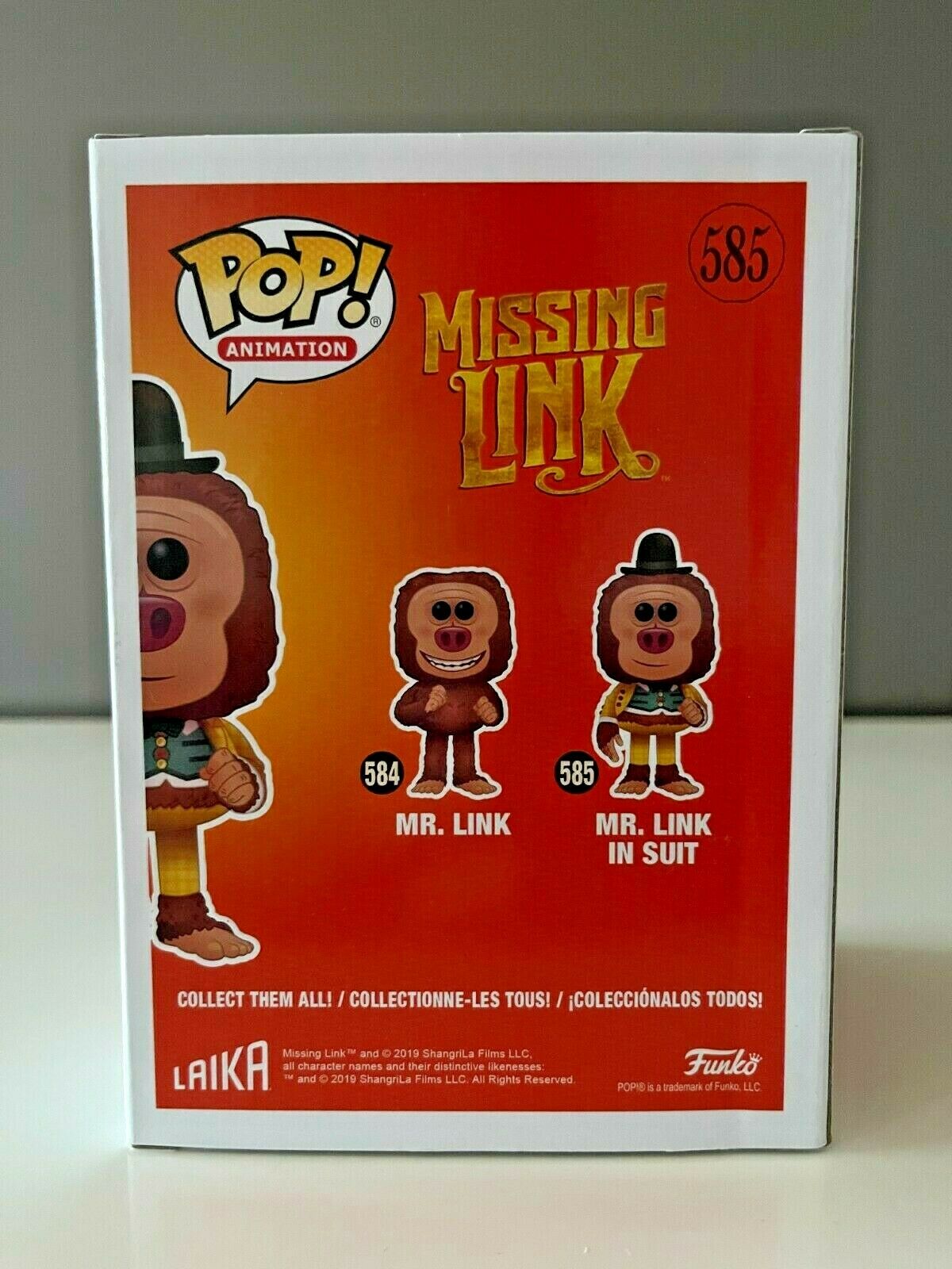 Funko POP Animation Missing Link 585 - MR. LINK IN SUIT - - END OF TOYS STORE