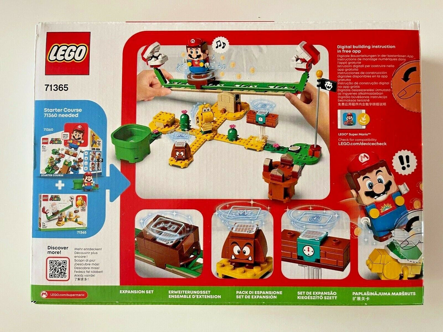 LEGO Super Mario 71365 - PIRANHA PFLANZE POWERWIPPE - Piranha Plant - END OF TOYS STORE