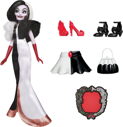 Disney Villains "Cruella De Vil" Fashion Puppe 101 Dalmatiner (Hasbro, 2021)