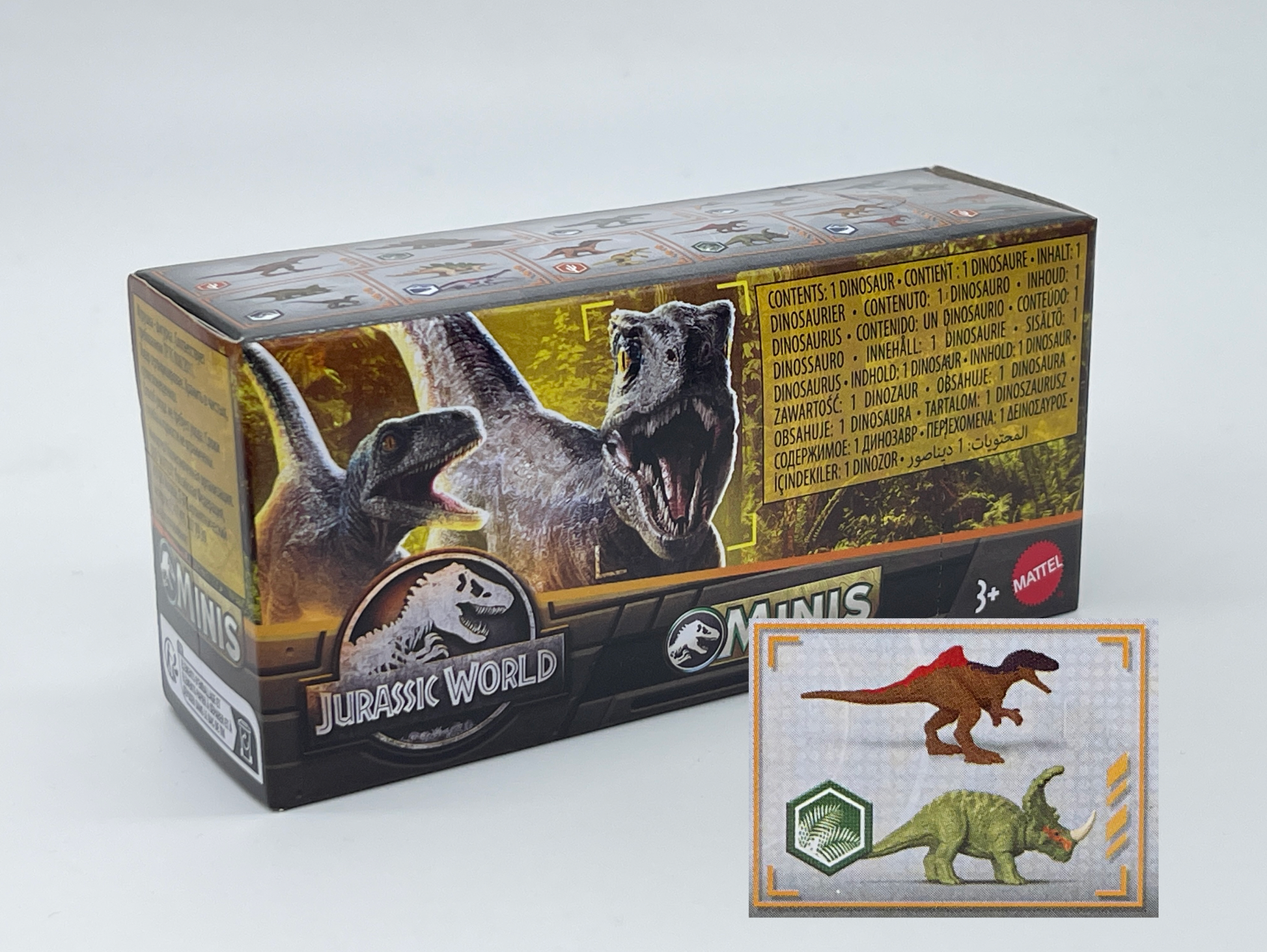 Jurassic world dino rivals best sale mini action dinos
