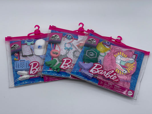 Barbie Fashions Zubehör "Jurassic World Outfits" Big Pack - Varianten (Mattel)