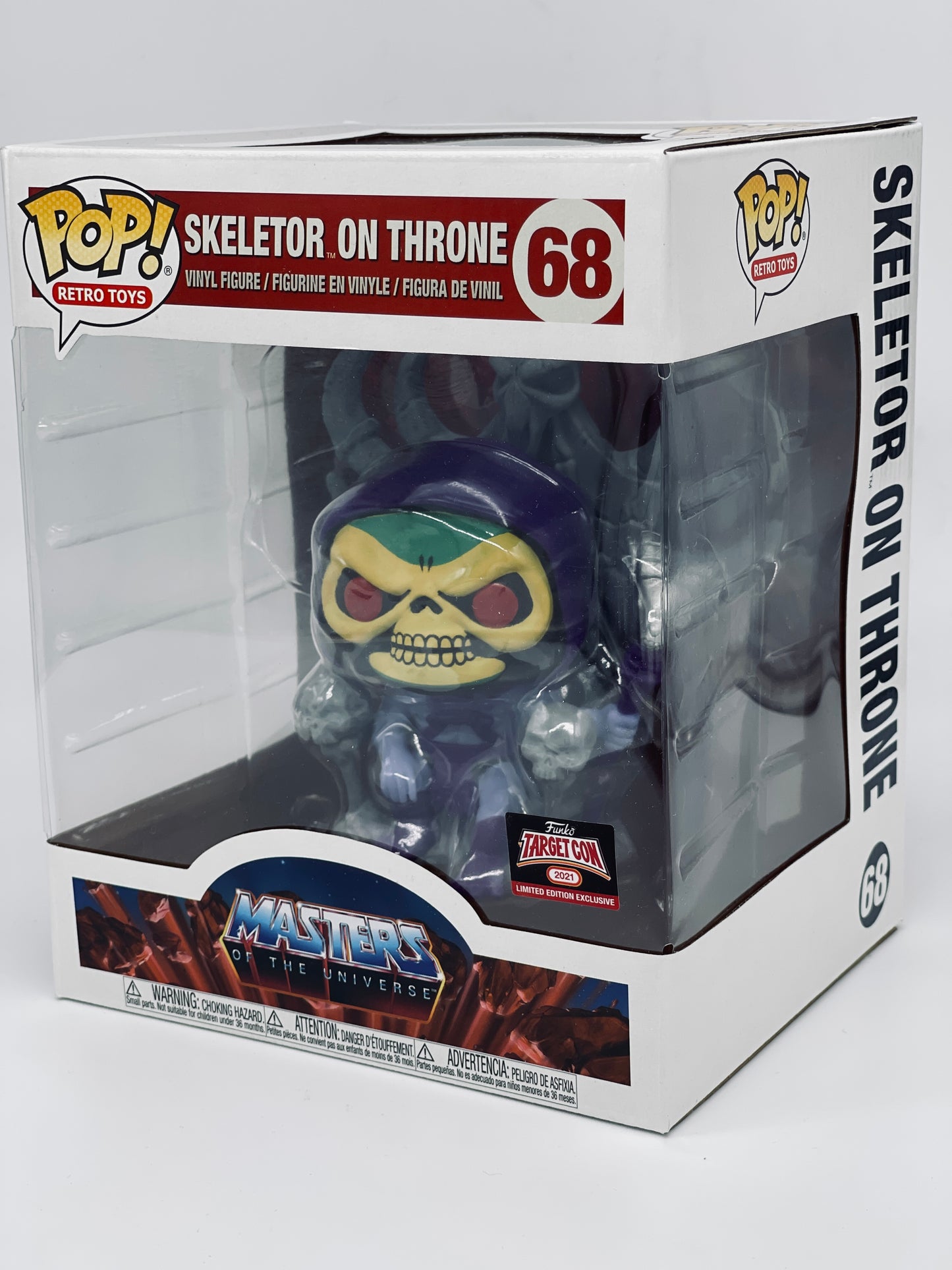 Funko Pop Retro Toys 68 SKELETOR ON THRONE Target Con 2021 Limited Edition