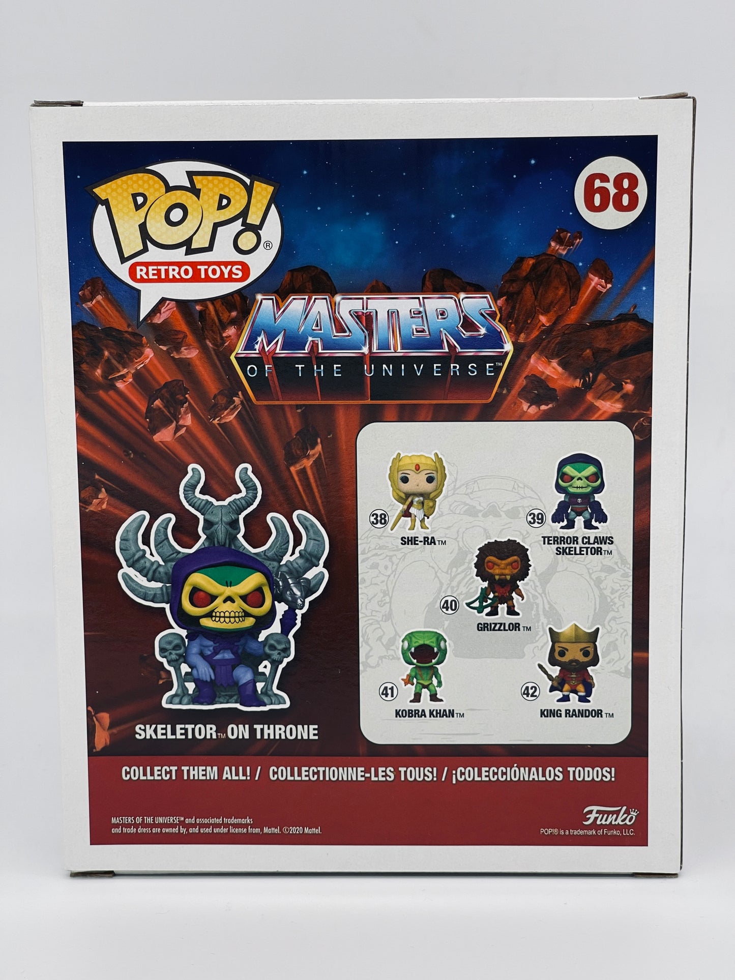 Funko Pop Retro Toys 68 SKELETOR ON THRONE Target Con 2021 Limited Edition