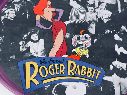 Falsches Spiel mit Roger Rabbit Serviertablett / Tablett aus Metall Disney (1987)