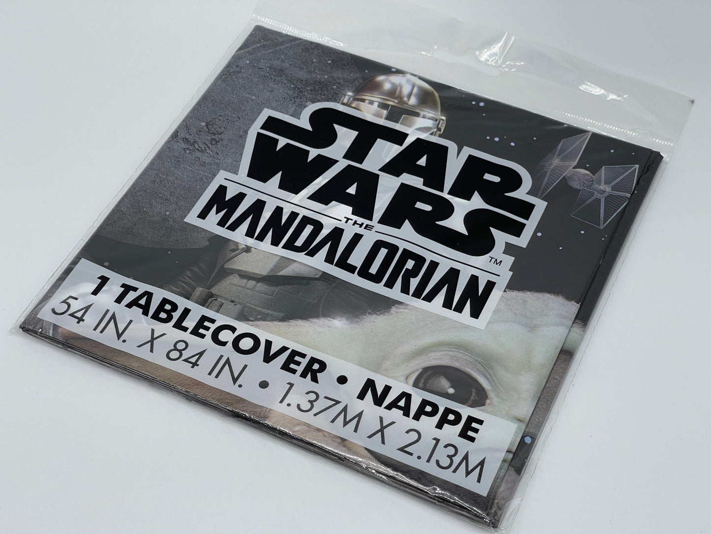 Star Wars Mandalorian Party Birthday Plastic Tablecloth (1.37m x 2.13m) 