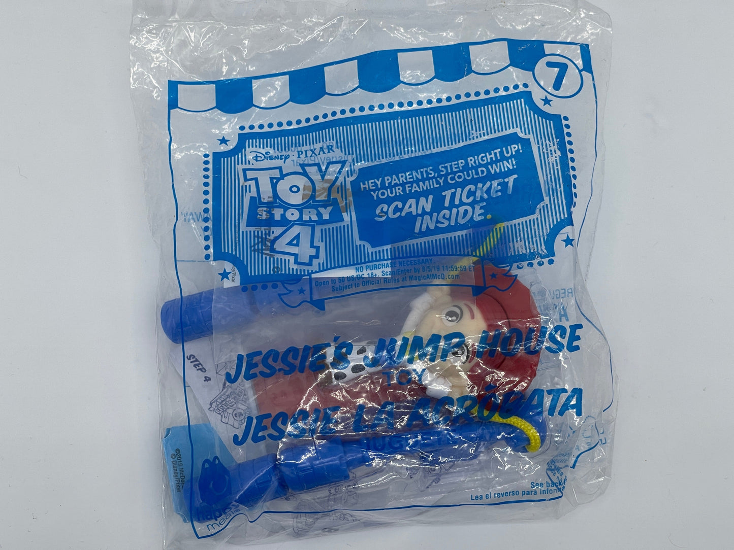 Toy Story 4 "Jessie's Jump House" Mc Donalds Junior Bag Happy Meal 2019 USA 