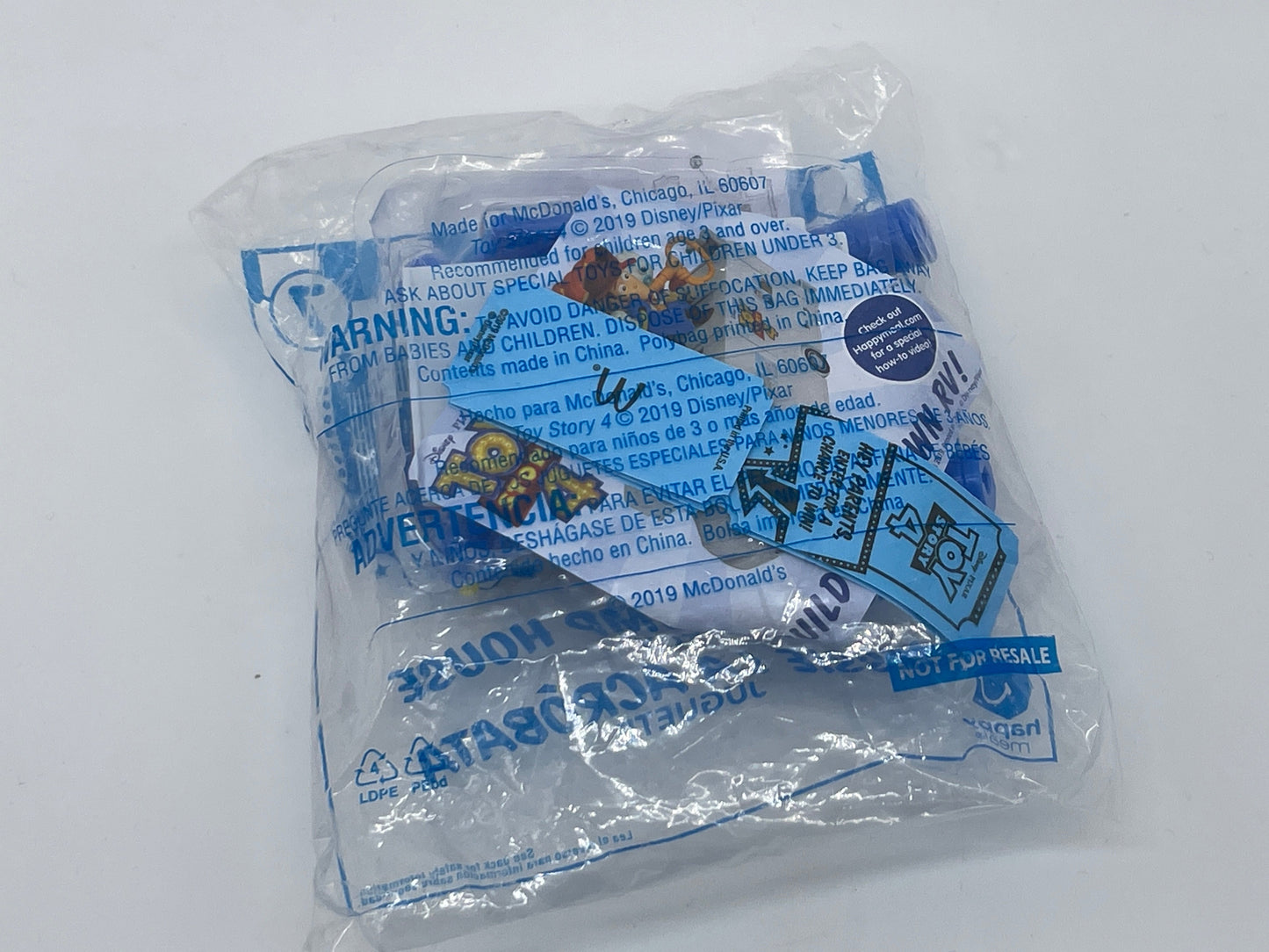 Toy Story 4 "Jessie's Jump House" Mc Donalds Junior Bag Happy Meal 2019 USA 
