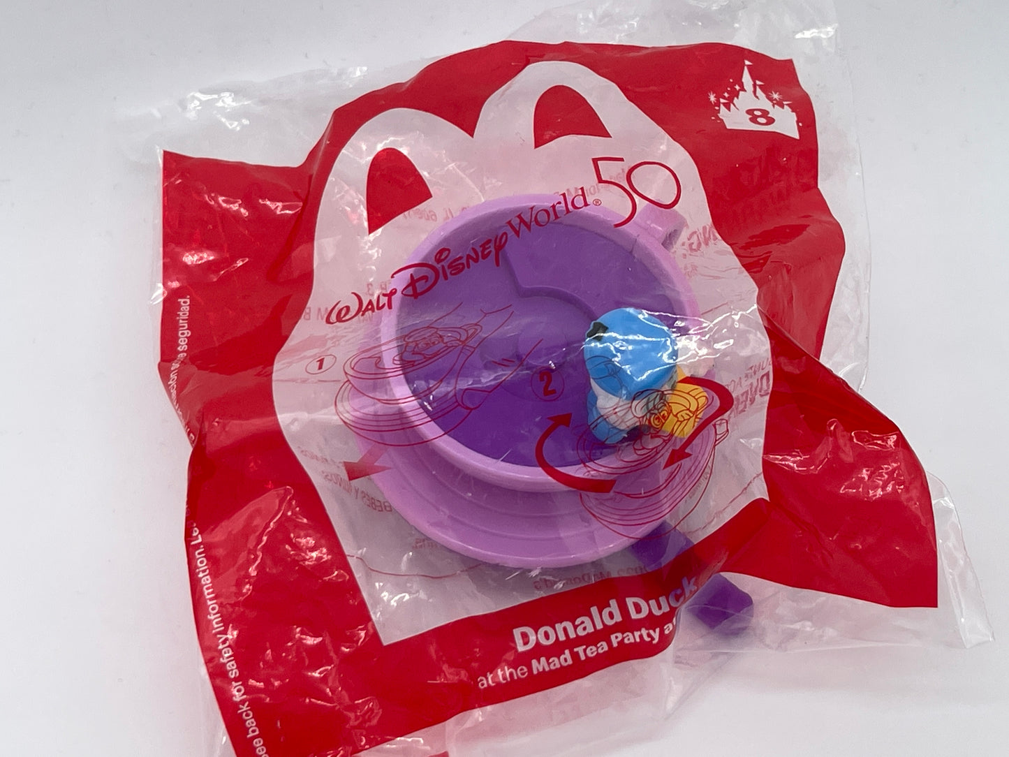 Walt Disney World 50 "Donald Duck" Mc Donalds Junior Tüte Happy Meal USA 2022