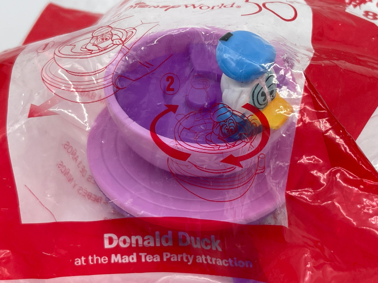 Walt Disney World 50 "Donald Duck" Mc Donalds Junior Bag Happy Meal USA 2022 