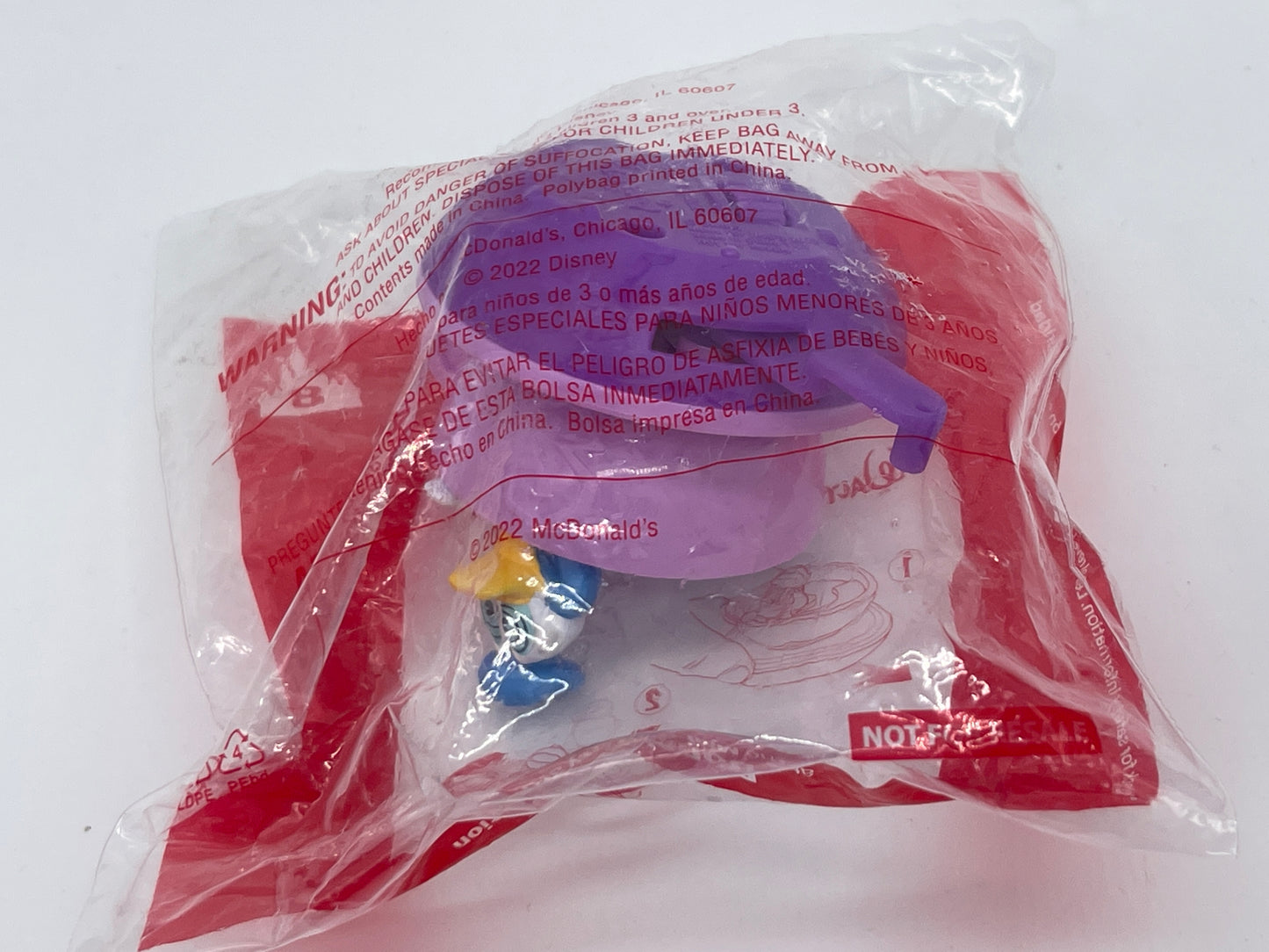 Walt Disney World 50 "Donald Duck" Mc Donalds Junior Tüte Happy Meal USA 2022