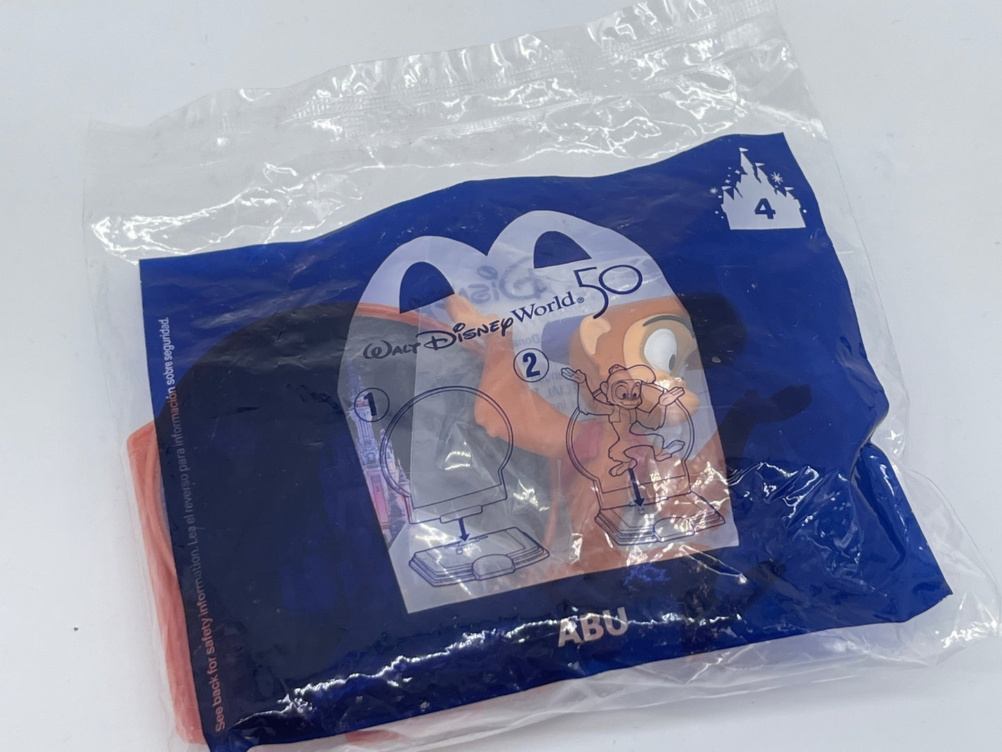 Walt Disney World 50 "Abu" Mc Donalds Junior Tüte Happy Meal USA 2021