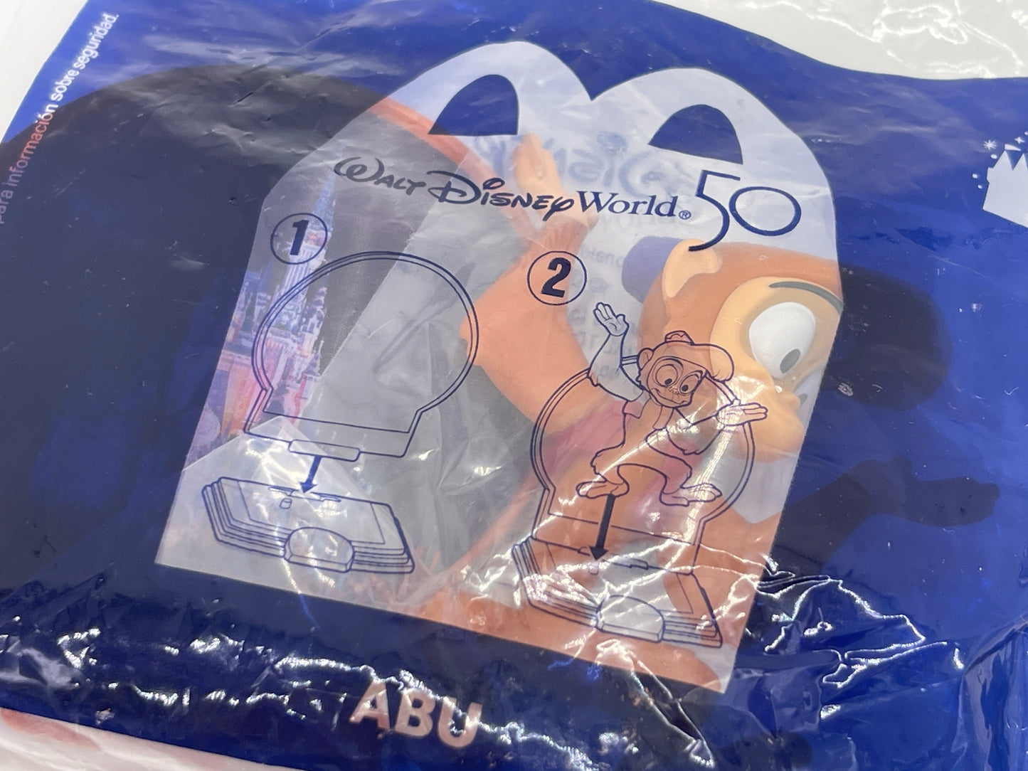 Walt Disney World 50 "Abu" Mc Donalds Junior Bag Happy Meal USA 2021 