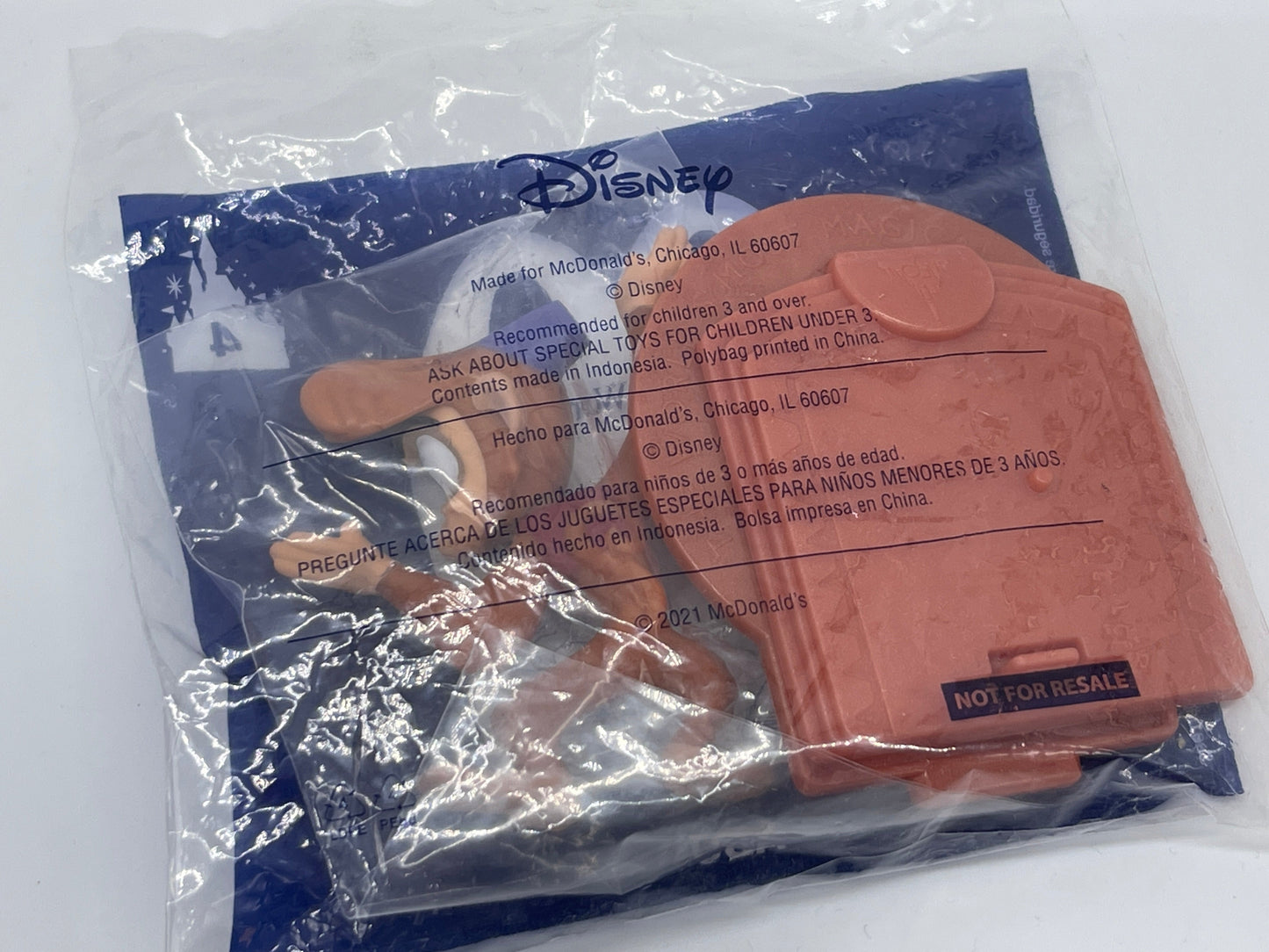 Walt Disney World 50 "Abu" Mc Donalds Junior Tüte Happy Meal USA 2021