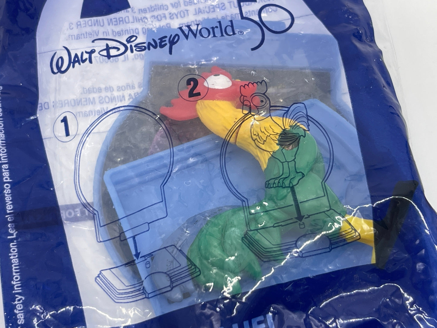 Walt Disney World 50 "Hei Hei" Mc Donalds Junior Tüte Happy Meal USA 2021