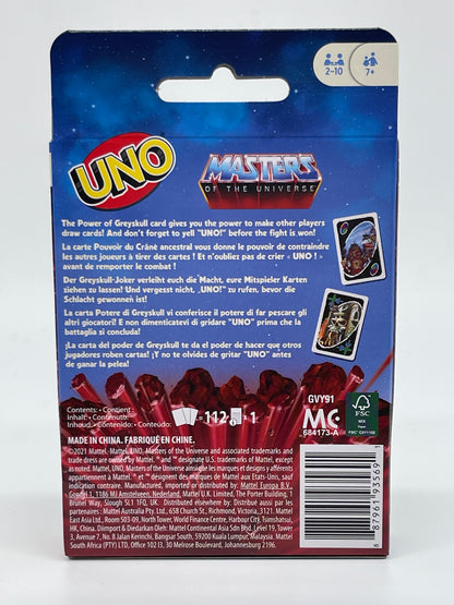 Masters of the Universe UNO with Special Rule - EU Version Mattel (2021)