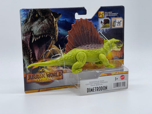 Jurassic World Dominion Dimetrodon - Wild Dinos Ferocious Pack (Mattel) 