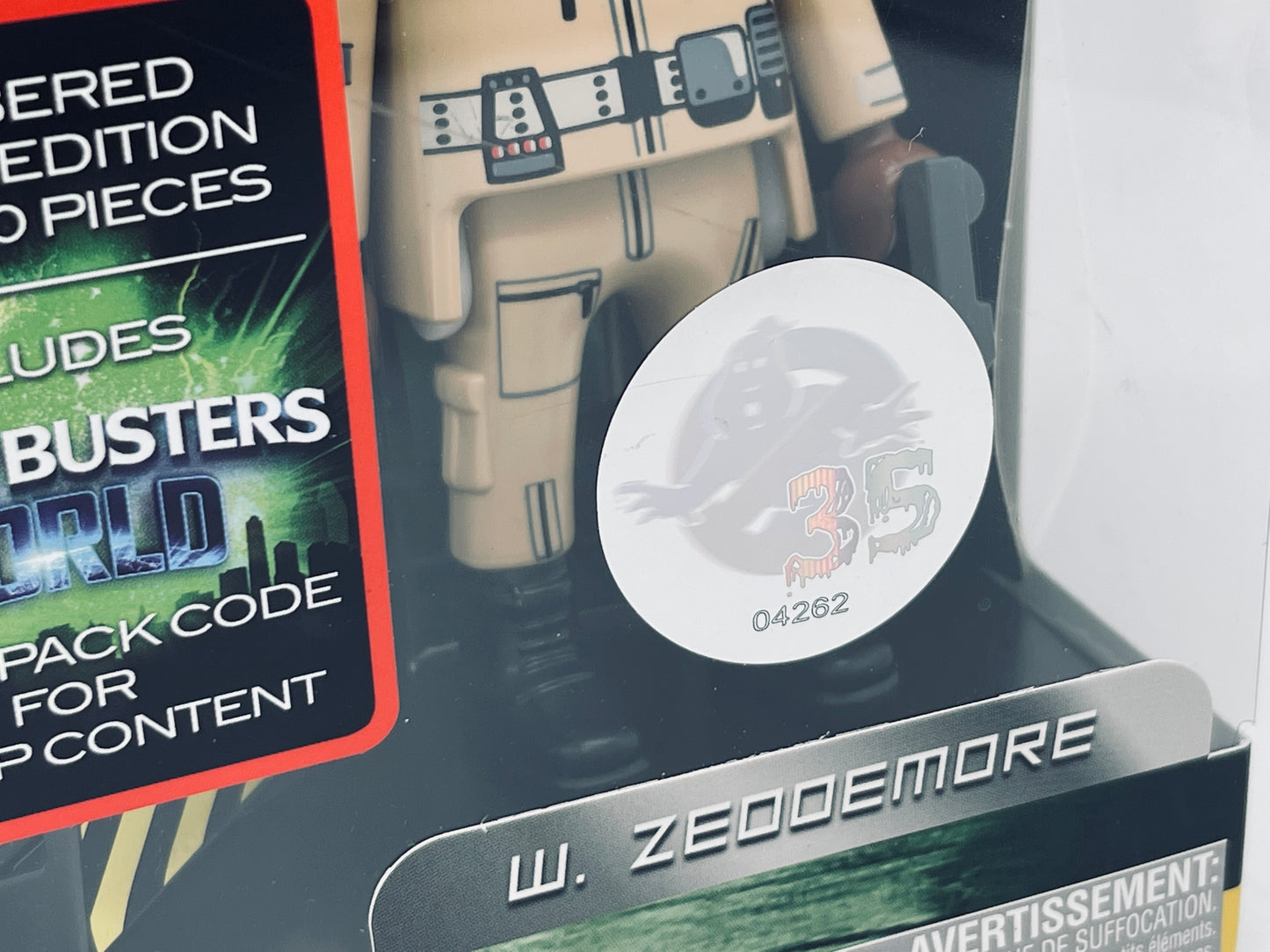 Playmobil 70171 - W. Zeddemore - XL Limited Figur Ghostbusters 35 Jahre (2019)