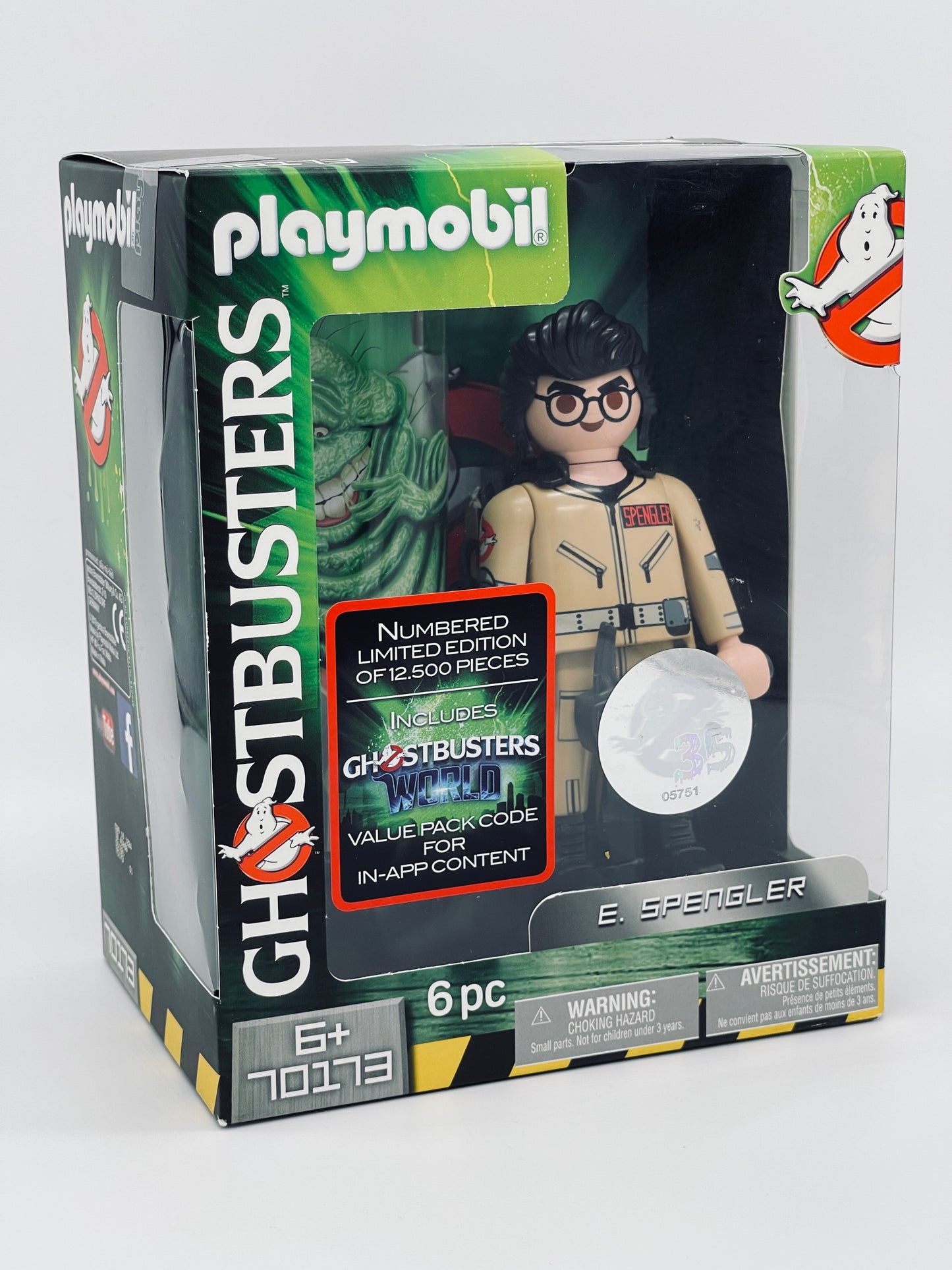Playmobil 70173 - Egon Spengler - XL Limited Figur Ghostbusters 35 Jahre (2019)