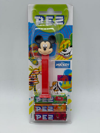 PEZ Mickey & Friends "Mickey, Minnie, Donald, Pluto, Goofy" mit jeweils 3 Sorten