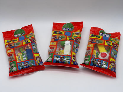 PEZ Super Mario Bros. "Mario, Yoshi, Toad" mit 10 Nachfüllpacks im Beutel