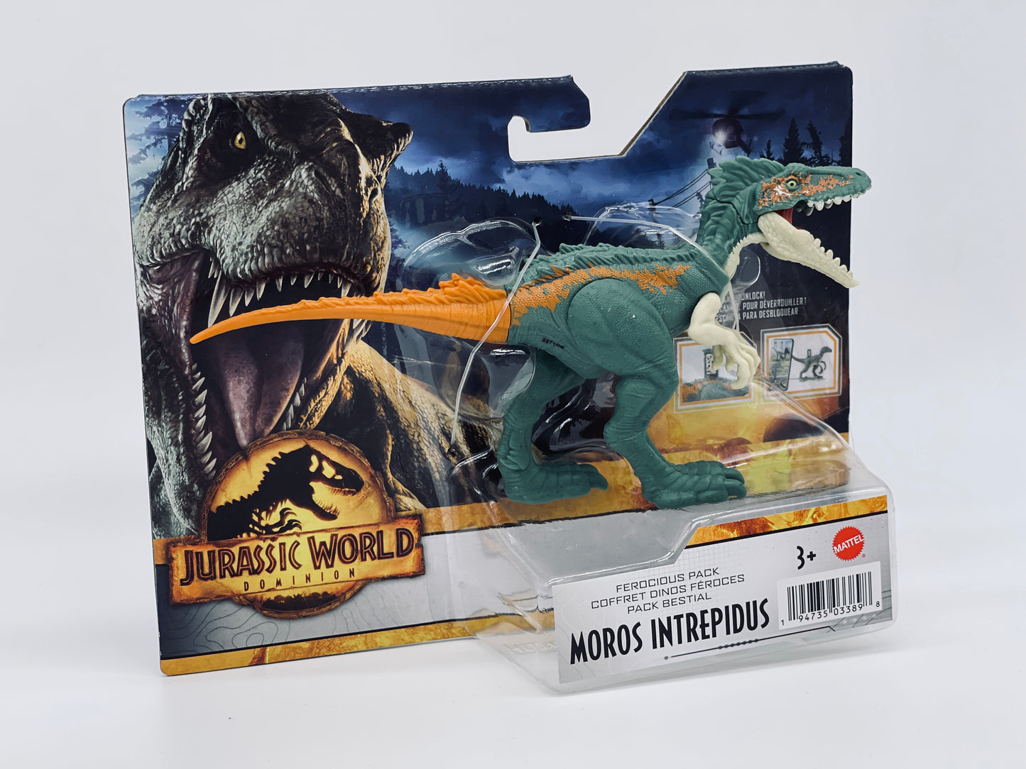 Jurassic World Dominion Moros Intrepidus - Wilde Dinos Ferocious Pack (Mattel)